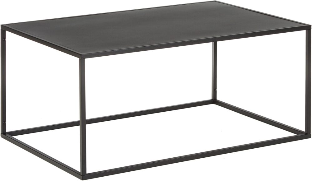 Masuta de cafea Newton, neagra, 40x60x90 cm