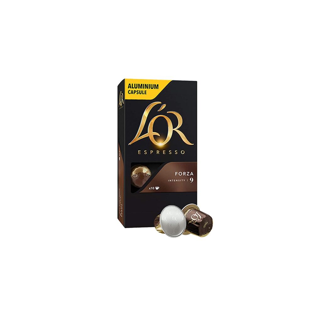 Capsule L’Or Espresso Forza, Compatibile Nespresso, 10 bauturi