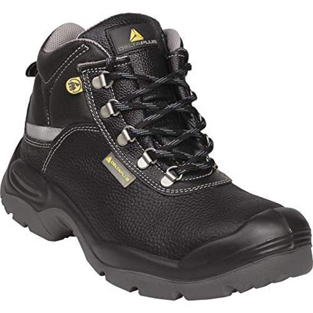 Ghete industriale, Deltaplus, piele, culoare negre, masura 41