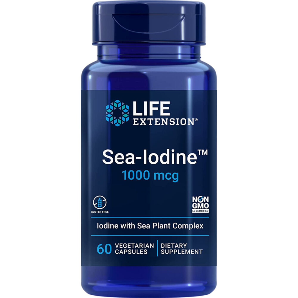 Supliment alimentar Iod, Life Extension, Sea-Iodine, 1mg, 60 capsule