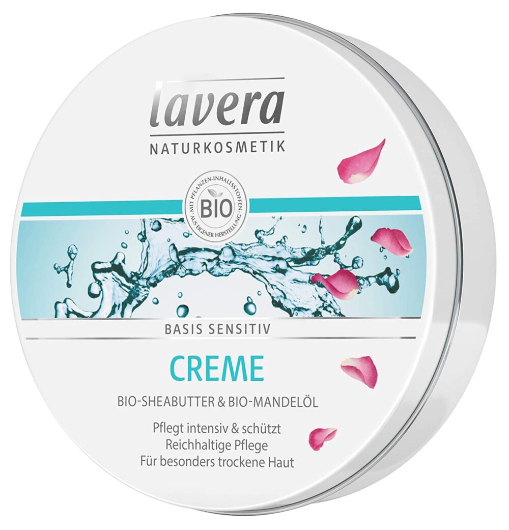Crema cu unt de shea bio si migdale, Lavera, 150 ml