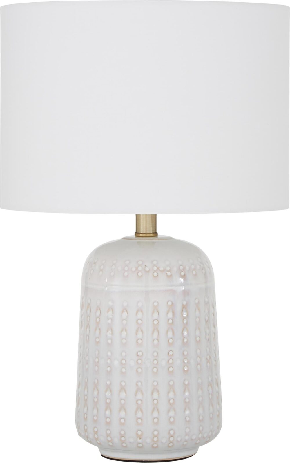 Lampa de masa Iva, ceramica, alba