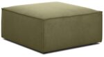 Taburet Lennon, din tesatura, verde, 88x43x88 cm