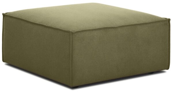 Taburet Lennon, din tesatura, verde, 88x43x88 cm