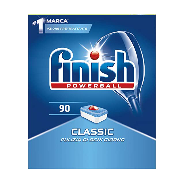 Detergent pentru masina de spalat vase Finish Powerball Classic, 90 tablete