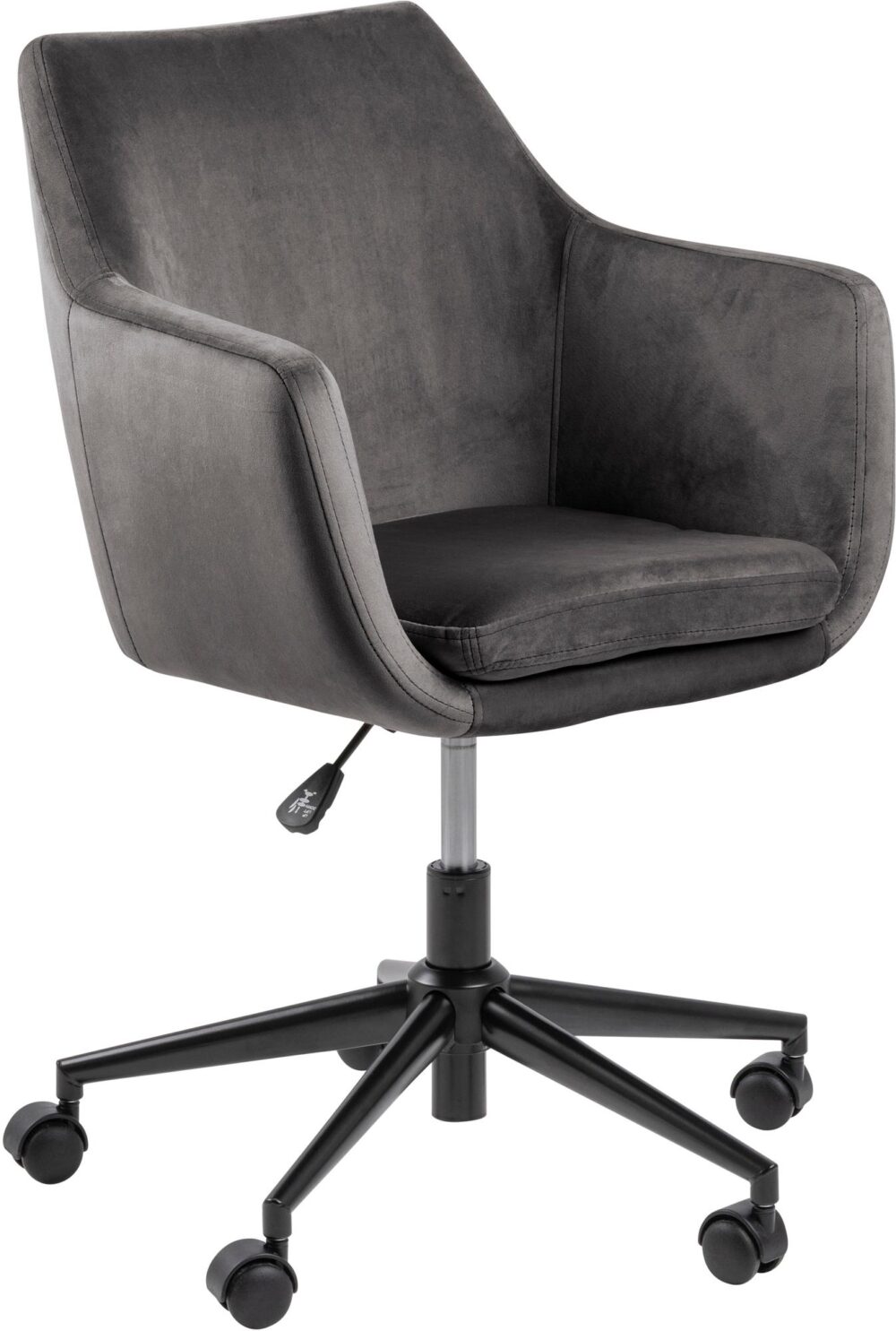 Scaun de birou Nora, catifea, reglabil, 91x58x58 cm