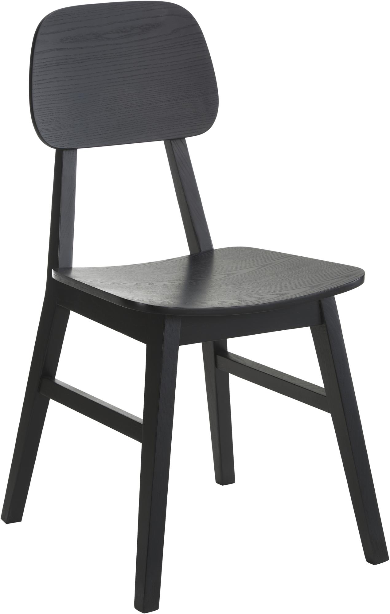 Set 2 scaune Akina, lemn, negru, 86x52x45 cm image10