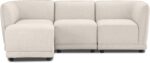 Coltar modular Ari, bej, 228x75x136 cm