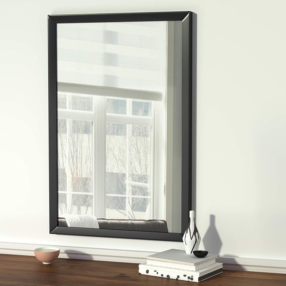 Oglinda Basics neagra, 60,9 x 91,4 cm