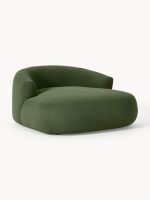 Fotoliu sezlong Sofia boucle verde